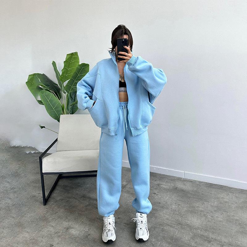 Survêtement Femme : Zippé avec Poches
