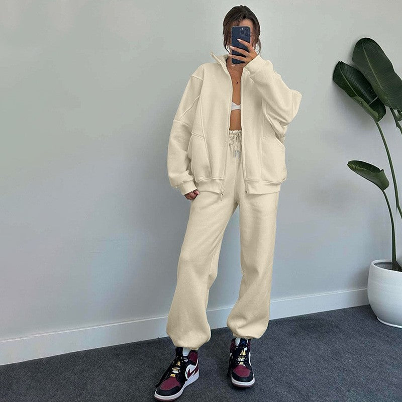 Survêtement Femme : Zippé avec Poches