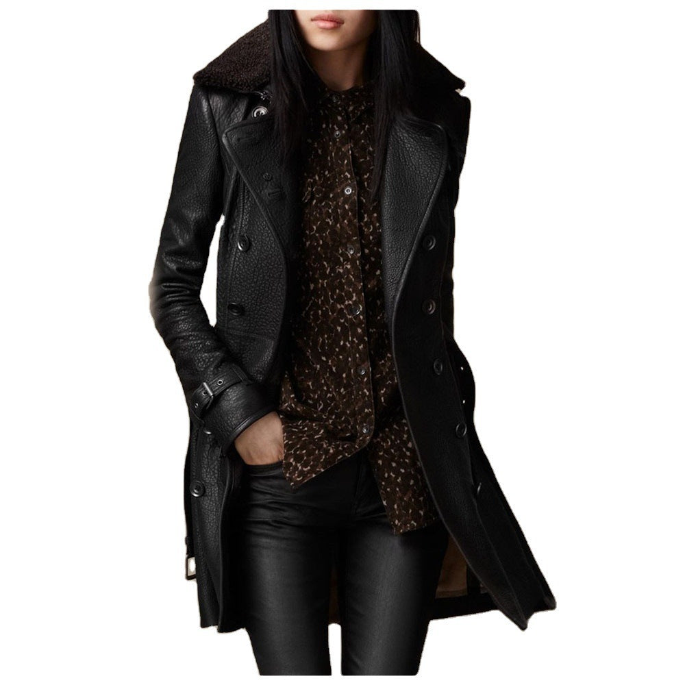 Veste Slim Femme Similicuir